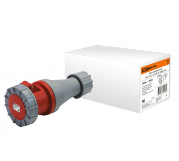 Розетка кабельная IP67 125А 3Р+РЕ+N 380В TDM