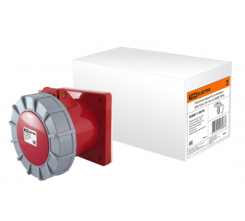 Розетка скрытой установки IP67 63А 3Р+РЕ+N 380В TDM