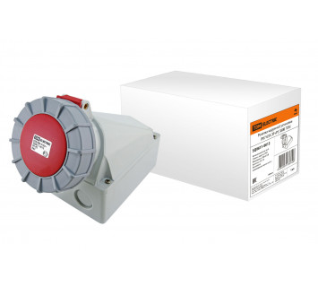 Розетка наружной установки IP67 63А 3Р+РЕ 380В TDM