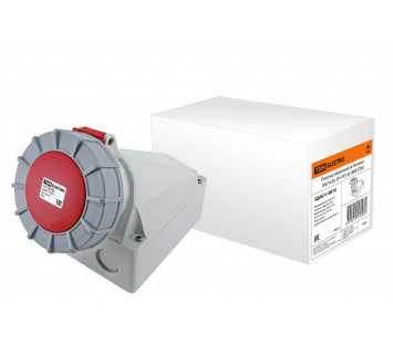 Розетка наружной установки IP67 63А 3Р+РЕ+N 380В TDM