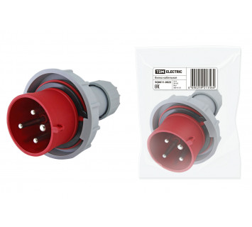 Вилка кабельная IP67 32А 3Р+РЕ 380В TDM