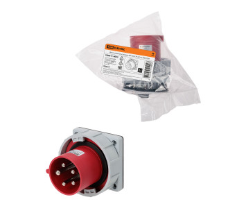 Вилка скрытой установки IP67 63А 3Р+РЕ+N 380В TDM