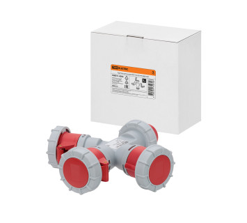 Адаптер трёхлучевой IP67 16А 3Р+PЕ 380В TDM