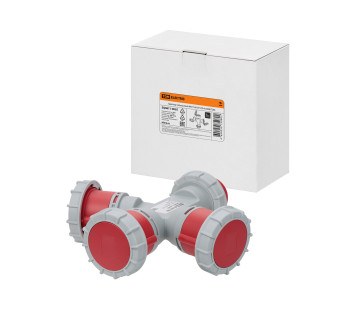 Адаптер трёхлучевой IP67 16А 3Р+PЕ+N 380В TDM