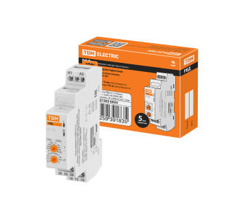 Реле времени РВД-0,1с/10мин-75мс/150мс-2х8А-24/230В-DIN (