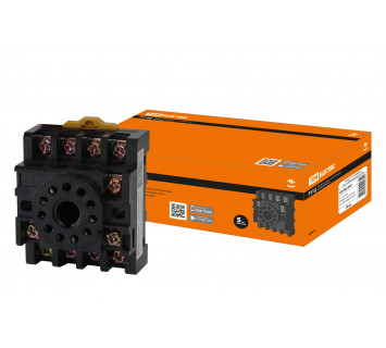 Разъем Р11Ц - цокольный 11-pin на DIN-рейку/плоскость TDM