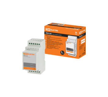 Реле контроля уровня РКУ-04-2нас/1рез/2ур/3датч-230/400В-DIN (без датчиков) TDM