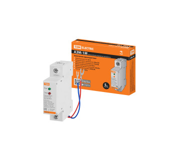 Реле напряжения 1ф АЗМ-1М 1-модуль 63А-230В TDM