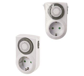 Таймер розеточный ТРМ-Н-01-30мин/24ч-10А (суточный) упак.-термоусад.пленка 