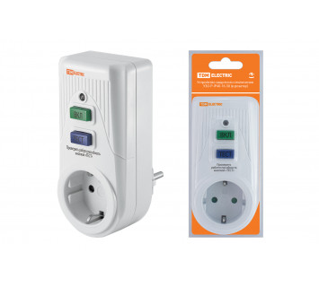 Устройство защитного отключения УЗО-Р-IP40-16-30 (в розетку) 16А 30мА IP40 TDM