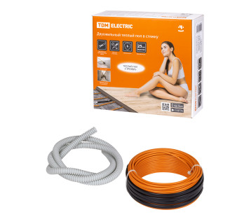 Двухжильный теплый пол в стяжку 