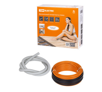 Двухжильный теплый пол в стяжку 