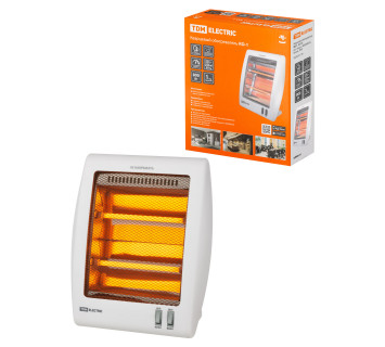 Кварцевый обогреватель КО-1, 800 Вт, рег. мощн. (400/800 Вт), белый, TDM