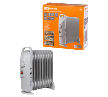 Масляный обогреватель МИНИ-9, 1000 Вт, 9 секций, термостат, TDM