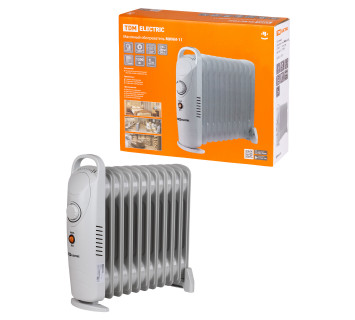 Масляный обогреватель МИНИ-11, 1200 Вт, 11 секций, термостат, TDM