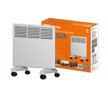 Конвектор электрический ЭК-1000, 1000 Вт, регул. мощн. (500/1000 Вт), термостат, TDM