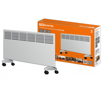 Конвектор электрический ЭК-2000, 2000 Вт, регул. мощн. (1000/2000 Вт), термостат, TDM