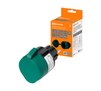 Приемное устройство Р3К (в роз. - комп. IP44)  для беспроводного управления нагр. 